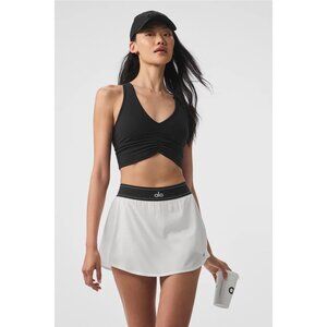 Alo Yoga Match Point Skirt in White